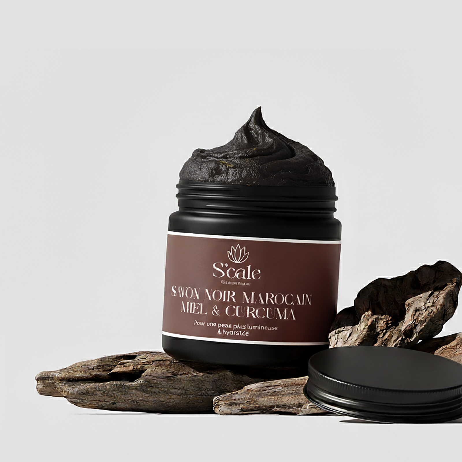 savon-noir-marocain-miel-curcuma